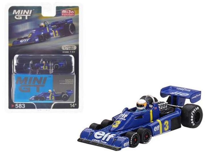 Mini GT 1:64 Tyrell P34 6-wheeler no3 Jody Scheckter Winner, Hobby en Vrije tijd, Modelauto's | Overige schalen, Nieuw, Auto, Ophalen of Verzenden