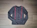 Hema kersttrui longsleeve grijs mt 134/140, Ophalen, Jongen, Shirt of Longsleeve
