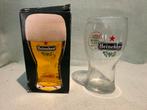 Heineken glas jazz festival 1987 met doosje, Verzamelen, Biermerken, Ophalen of Verzenden, Nieuw, Glas of Glazen, Heineken