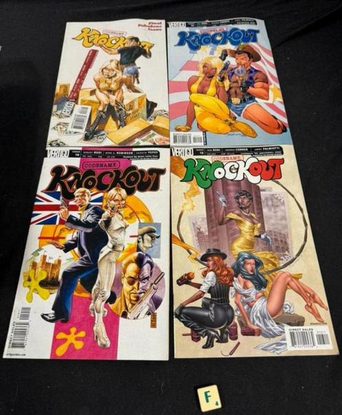 Knockout strips. 4 stuks. €4,99, Boeken, Strips | Comics, Zo goed als nieuw, Eén comic, Europa, Ophalen of Verzenden