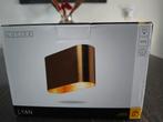 2x Lucide Lyan wandlamp goud, Ophalen of Verzenden, Nieuw, Metaal