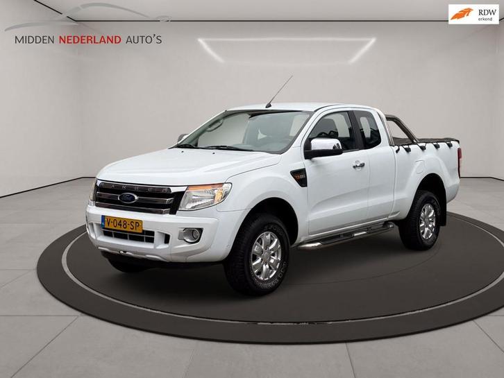 Ford Ranger 2.2 TDCi XLT Super Cab * 4 PERSOONS * TREKHAAK *, Auto's, Ford, Bedrijf, Te koop, Ranger, 4x4, ABS, Airbags, Airconditioning