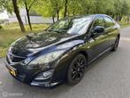 Mazda 6 2.0 Business+*AUTOMAAT*LEDER*NAVI*DODEHOEKHERKENNING, Auto's, Mazda, Euro 5, Zwart, 4 cilinders, Zwart