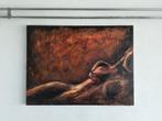 Artistiek Naaktportret Olieverf, Ophalen of Verzenden