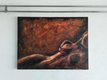 Artistiek Naaktportret Olieverf beschikbaar voor biedingen