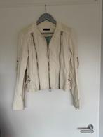 Lederen Jasje DNA size S/M kleur Creme, Kleding | Dames, Jassen | Winter, Dna, Overige kleuren, Ophalen of Verzenden, Zo goed als nieuw