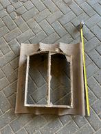 Metalen dakramen., Doe-het-zelf en Verbouw, Kozijnen en Schuifpuien, Gebruikt, Raamkozijn, Minder dan 75 cm, Hout