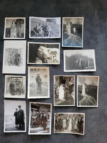 Lot 13 foto's Duitse Wehrmacht soldaten/officieren huwelijk beschikbaar voor biedingen