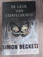 Simon Beckett - De geur van sterfelijkheid, Boeken, Ophalen of Verzenden, Gelezen