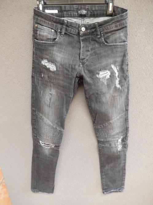Jack & Jones Ripped Slim Fit Jeans - spijkerbroek Glenn W30, Kleding | Heren, Spijkerbroeken en Jeans, Zo goed als nieuw, W32 (confectie 46) of kleiner