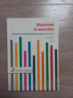 Statistiek in woorden - 9789001818586, Ophalen of Verzenden, Zo goed als nieuw, WO