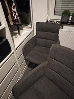 Setprijs 2 pronto Letta draaieetkamerstoel velvet antraciet, Huis en Inrichting, Ophalen