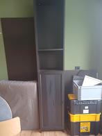 Billy boekenkast zwartbruin, Huis en Inrichting, Kasten | Boekenkasten, Ophalen, Minder dan 50 cm, Met deur(en), 200 cm of meer