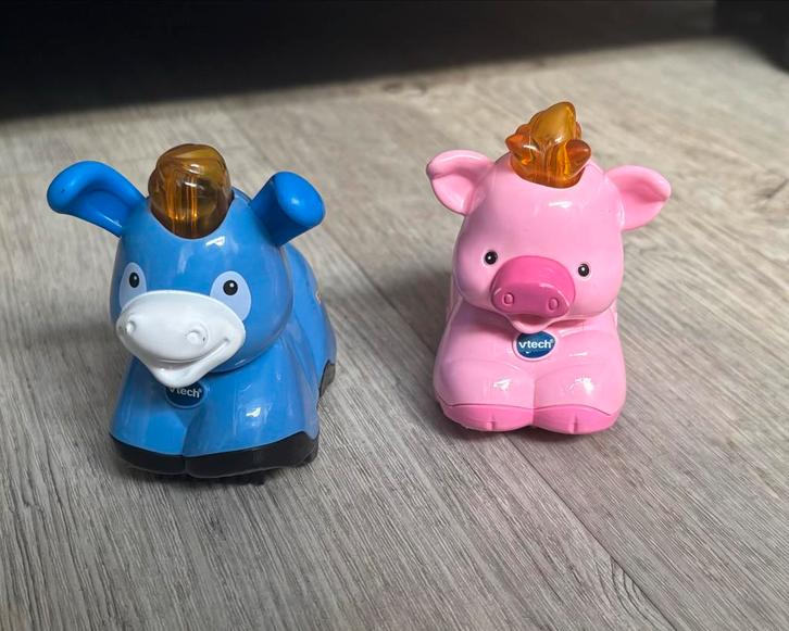 Vtech tractor met dierenkar, Kinderen en Baby's, Speelgoed | Vtech, Gebruikt, 6 maanden tot 2 jaar, Ophalen of Verzenden