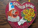 karnavals medaille oecher bank bank mit herz 1985, Ophalen of Verzenden, Overige materialen