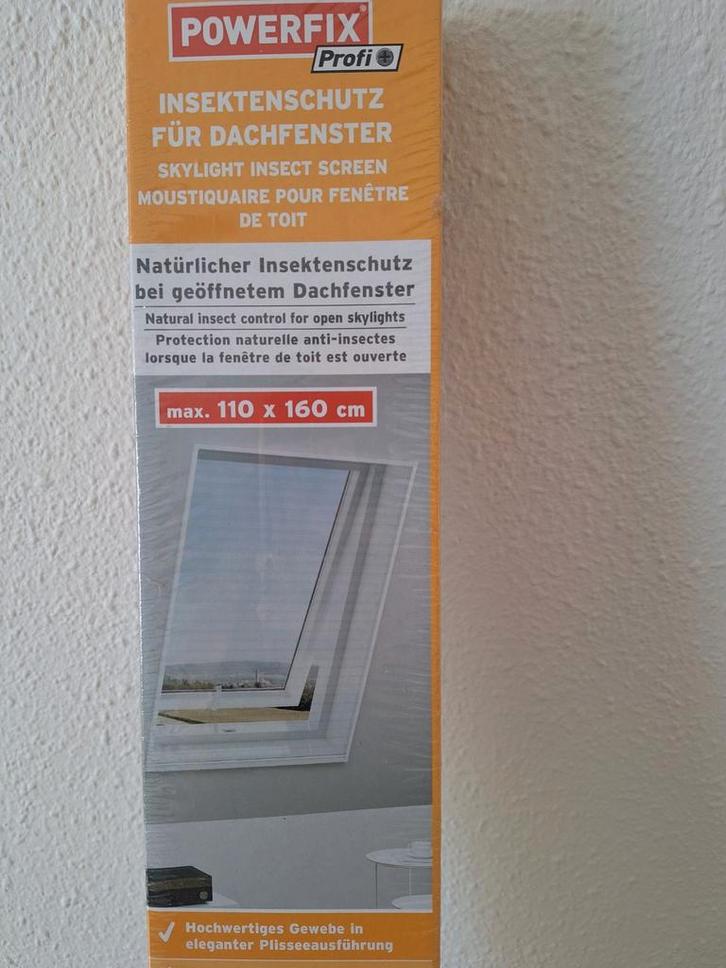 Insectenhor voor Dakraam - Powerfix, Doe-het-zelf en Verbouw, Deuren en Horren, Nieuw, Overige typen, Minder dan 200 cm, Kunststof