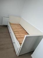 Ikea uitschuifbaar bed cekyat hemnes logeerbed, Ophalen, Eenpersoons, Wit, Zo goed als nieuw