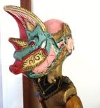 Indonesië, Java: antieke handgemaakte Wayang Golek stokpop, Antiek en Kunst, Verzenden