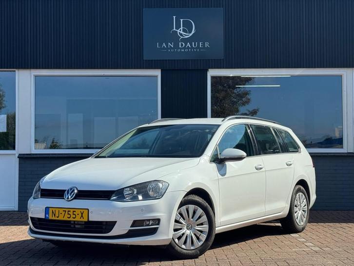 Volkswagen Golf Variant 1.6 TDI Automaat / Dealer OH /1e eig, Auto's, Volkswagen, Bedrijf, Te koop, Golf Variant, ABS, Airbags