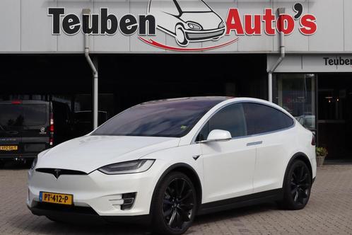 Tesla Model X 100D 7p Autopilot, SOH 85%, Stoelverwarming, C, Auto's, Tesla, Bedrijf, Te koop, Model X, 360° camera, 4x4, ABS