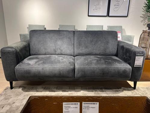 2,5 zitsbank Ilias - River Graphite, Huis en Inrichting, Banken | Bankstellen, Zo goed als nieuw, Rechte bank, Tweepersoons, 150 tot 200 cm