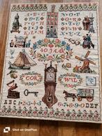 Merklap PAKO Piet Maree - Handgeborduurd, Ophalen of Verzenden, Rechthoekig, 50 tot 100 cm