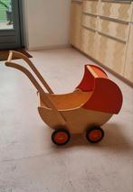 Houten Poppenwagen - Dijk Toys, Ophalen of Verzenden, Gebruikt, Meisje