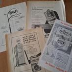 olieblikken, Ophalen of Verzenden, Gebruikt, Reclamebord