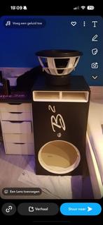 B2 HN15 Subwoofer met Kist en Monoblock, Auto diversen, Autospeakers, Ophalen, Zo goed als nieuw