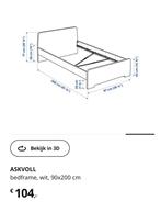 Bed ikea 1 persoons, Huis en Inrichting, Slaapkamer | Stapelbedden en Hoogslapers, 90 cm, Stapelbed, Ophalen of Verzenden, Eenpersoons