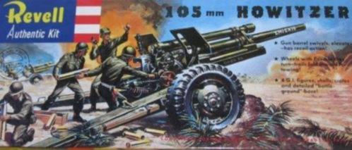 Revell 105 mm Howitzer (H-539) SHF, Hobby en Vrije tijd, Modelbouw | Auto's en Voertuigen, Zo goed als nieuw, Overige typen, Revell