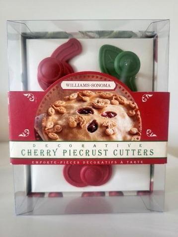 Williams Sonoma cherry piecrust cutters, nieuw in doos beschikbaar voor biedingen