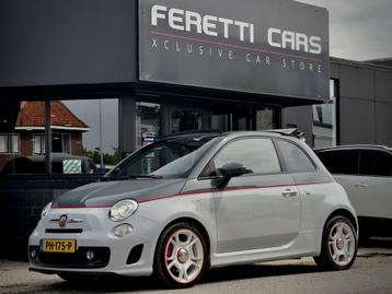 Fiat 500C 1.4-16V ABARTH CABRIO TWO-TONE VOL-LEDER NAVI AIRC beschikbaar voor biedingen
