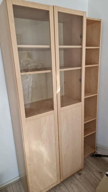 Ikea Billy kast 2.20 hoog incl deuren beschikbaar voor biedingen