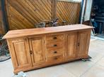 Massief eikenhouten dressoir, Ophalen, 150 tot 200 cm, Eikenhout, Zo goed als nieuw
