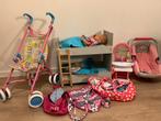 Mooie poppenspullen incl pop, Kinderen en Baby's, Speelgoed | Poppen, Ophalen, Zo goed als nieuw, Babypop