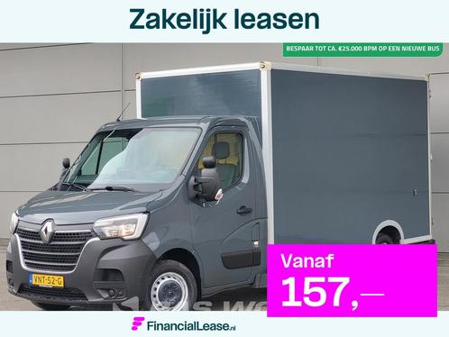 Renault Master 150PK Bakwagen Airco Cruise Luchtvering Meube, Auto's, Bestelauto's, Bedrijf, Lease, Financial lease, Achteruitrijcamera