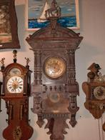 Antieke Wandklok met Houten Kast, Antiek en Kunst, Antiek | Klokken, Ophalen