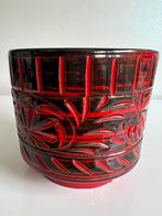 Vintage Fratelli Fanciullacci Italy Bloempot Rood Sgrafitto, Antiek en Kunst, Antiek | Keramiek en Aardewerk, Ophalen of Verzenden