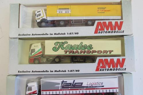 2 x AWM vrachtwagens van nederlandse bedrijven, Hobby en Vrije tijd, Modelauto's | 1:87, Nieuw, Bus of Vrachtwagen, Herpa, Ophalen of Verzenden