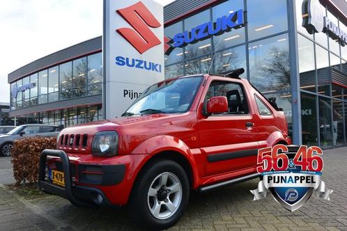 Suzuki JIMNY 1.3 Cabrio 4x4 Airco / Leder / Side-bars / Push, Auto's, Suzuki, Bedrijf, Jimny, 4x4, Airbags, Airconditioning, Bluetooth