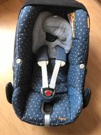 Maxi cosi pebble denim hearts met nieuwe voetenzak, Ophalen of Verzenden, Zo goed als nieuw, 0 t/m 13 kg, Maxi-Cosi