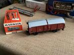 Marklin 4619 DB schuifdakwagen in nette staat koppeling met, Ophalen of Verzenden, Wisselstroom, Wagon, Märklin
