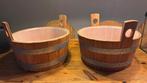 2 stuks voetenbad voor bij sauna, Ophalen of Verzenden, Gebruikt, Fins of Traditioneel, Toebehoren