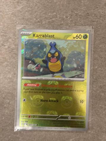 Pokemon Karrablast (Masterbal) beschikbaar voor biedingen