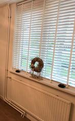 Witte houten jaloezien 157,5cm breed 180cm hoog, Ophalen, Gebruikt, Wit, 150 tot 200 cm