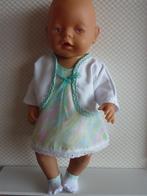 Jurkje met vestje voor de baby born van 43 cm.Poppenkleertje, Ophalen of Verzenden, Nieuw, Babypop