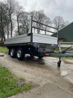 Saris kipper rijplaten kieper plateauwagen aanhangwagen, Auto diversen, Aanhangers en Bagagewagens, Ophalen, Gebruikt
