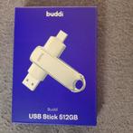 (191)Nieuwe 512GB USB Stick - Buddi, Ophalen of Verzenden, Nieuw