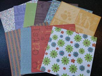 10 scrapvellen groen blauw oranje beschikbaar voor biedingen